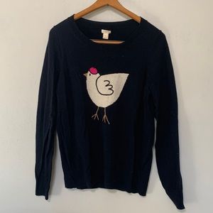 J Crew Bird Sweater